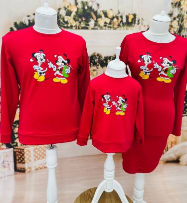 Set Family 3 piese storry time Mickey si Minnie (bluza copil)